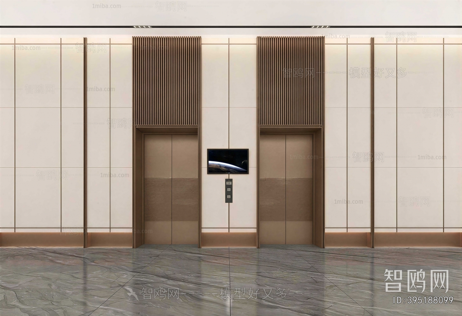 Modern Corridor Elevator Hall