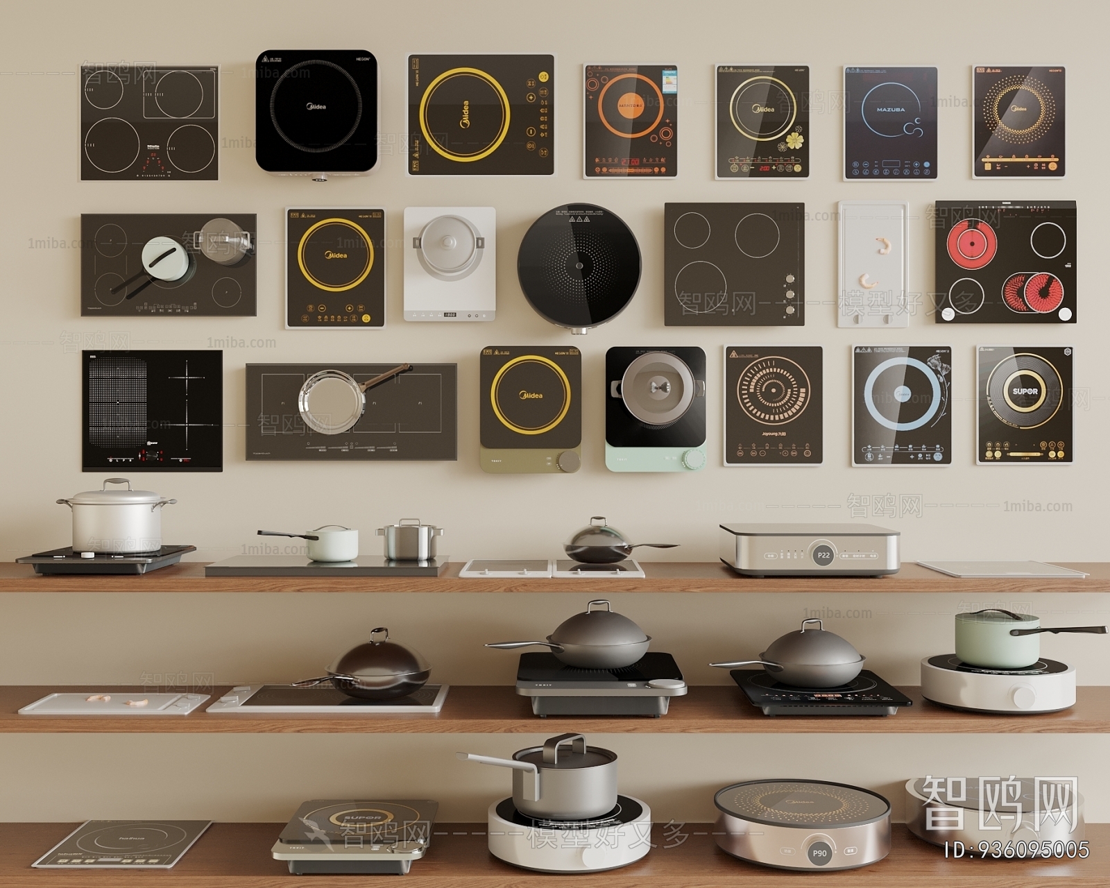 Modern Kitchen Electric Gas Range