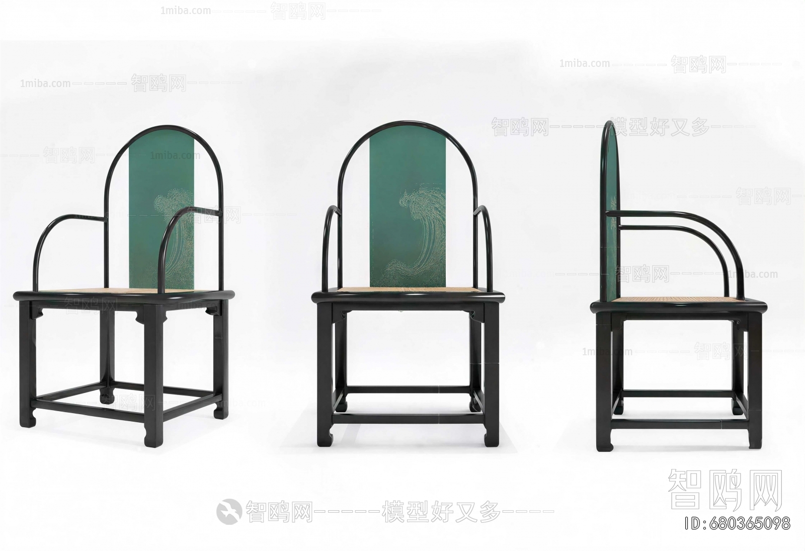 New Chinese Style Lounge Chair