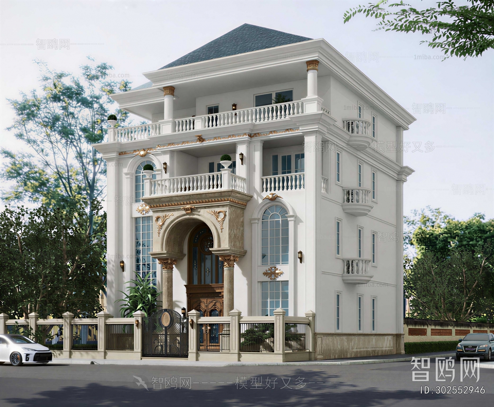 European Style Villa Appearance