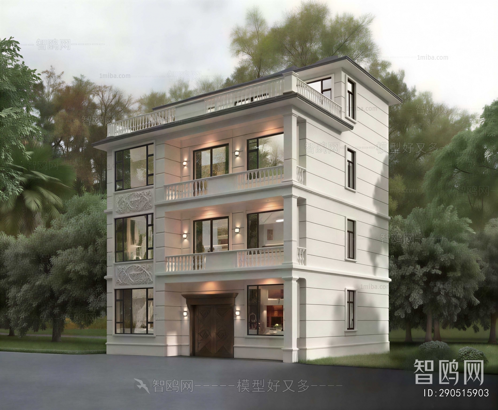 European Style Villa Appearance