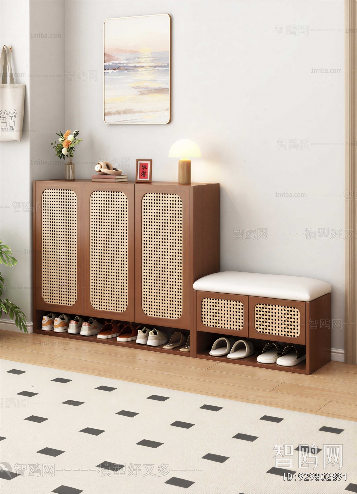 Modern Shoe Cabinet
