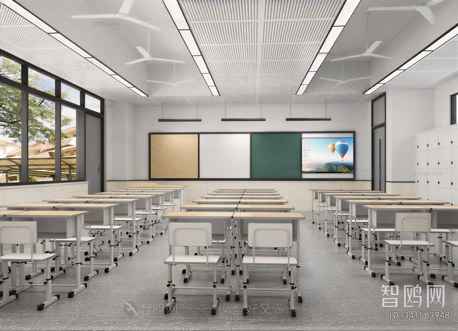 Modern School Classrooms