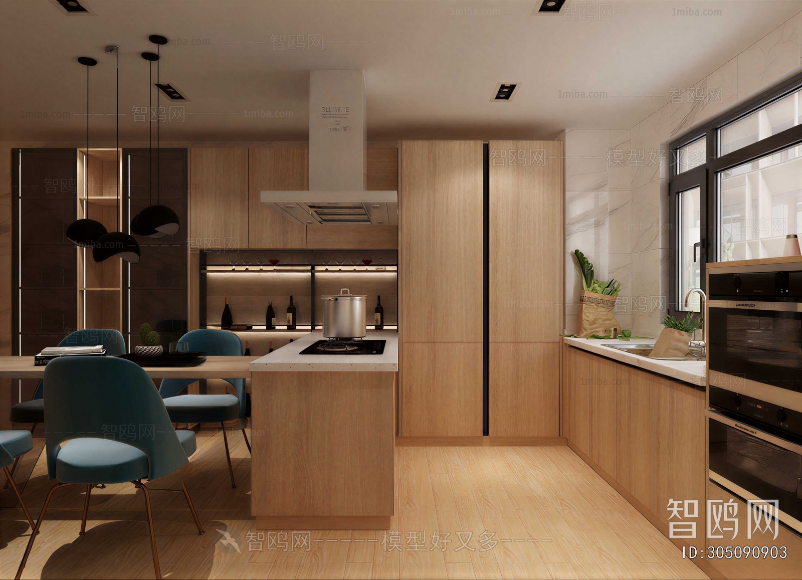 Modern The Kitchen