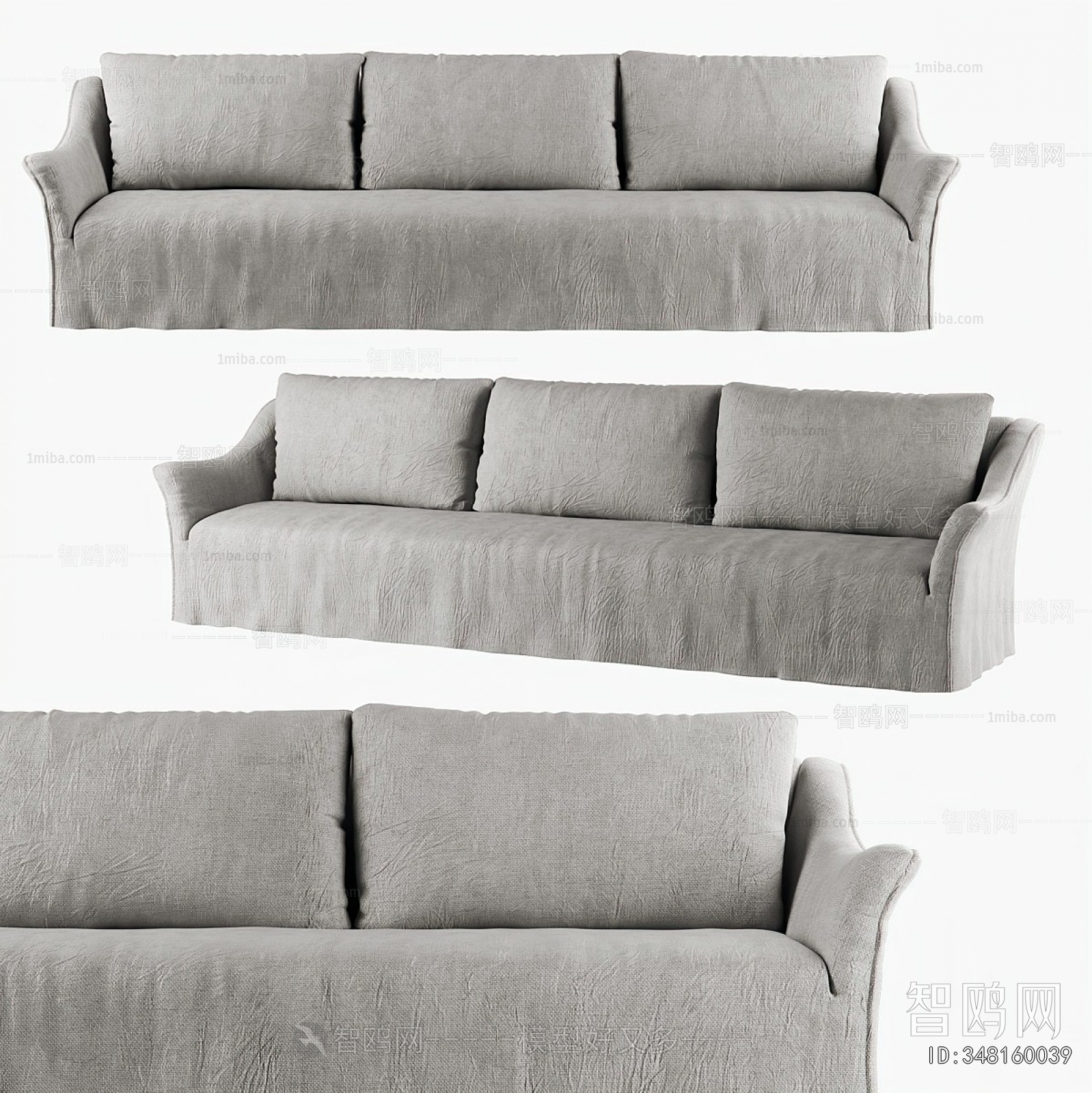 Modern Three-seat Sofa