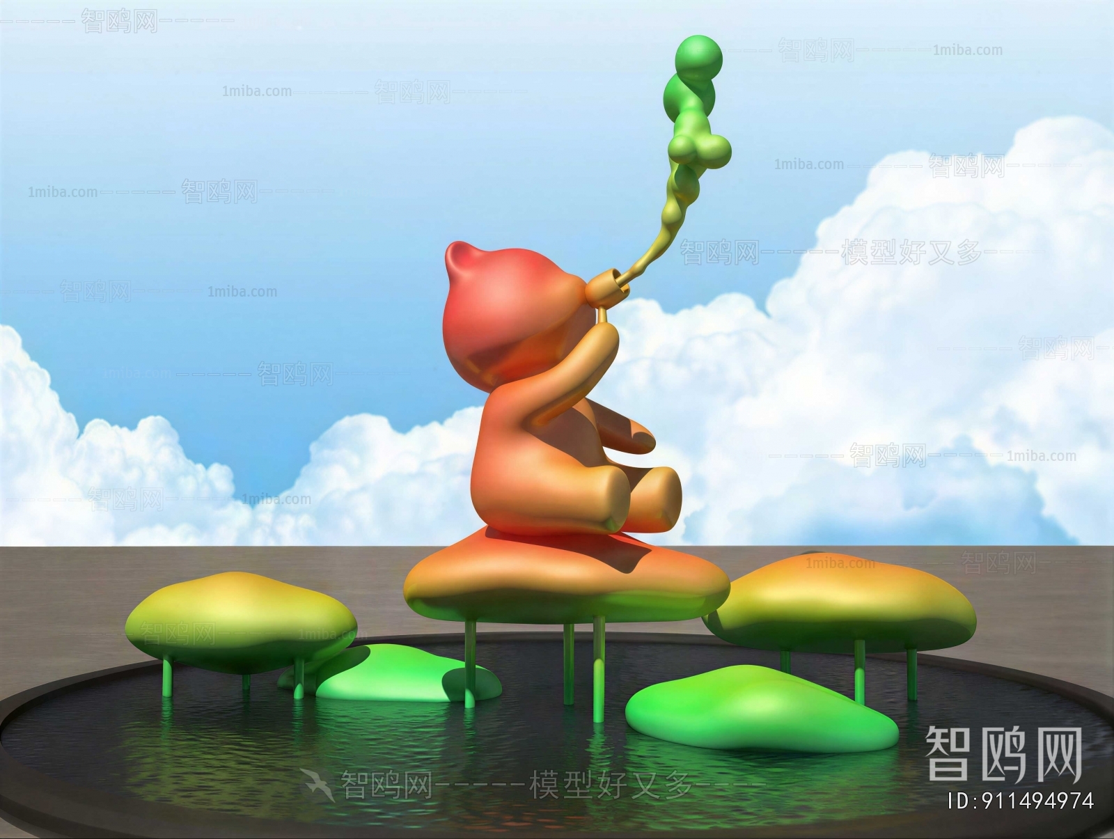 Modern Sculpture Sketch