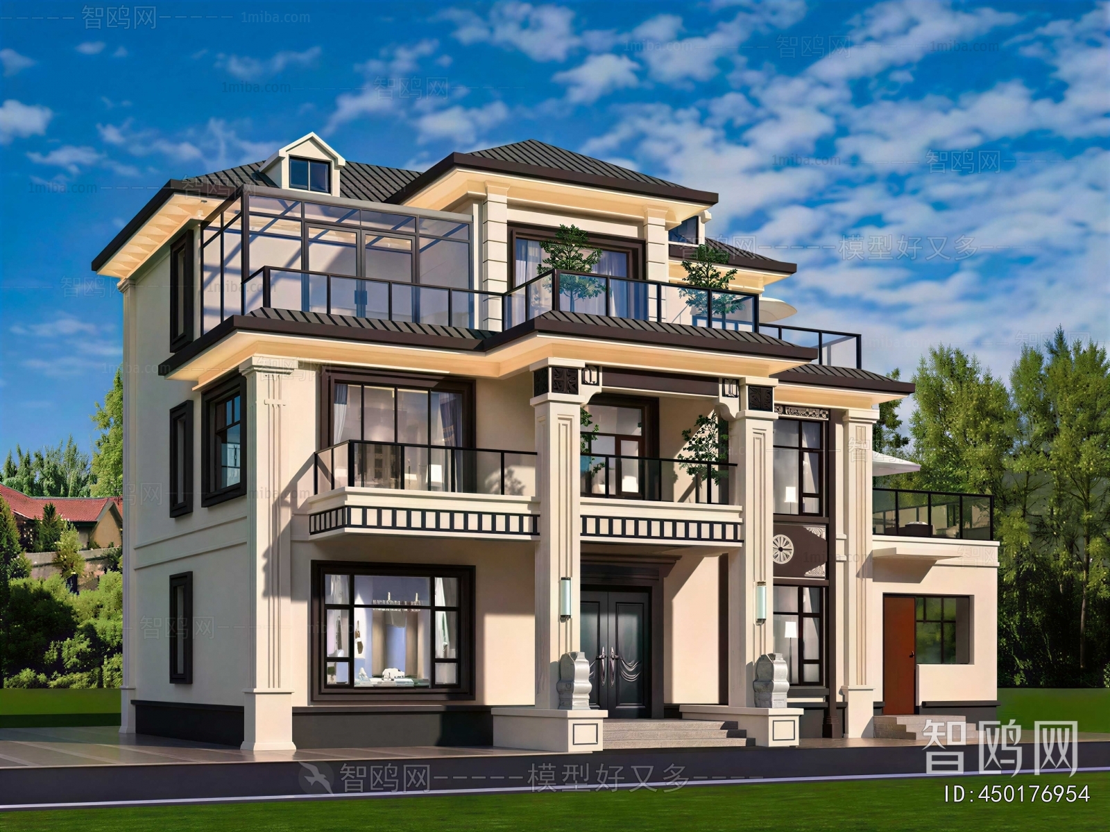 New Chinese Style Detached Villa