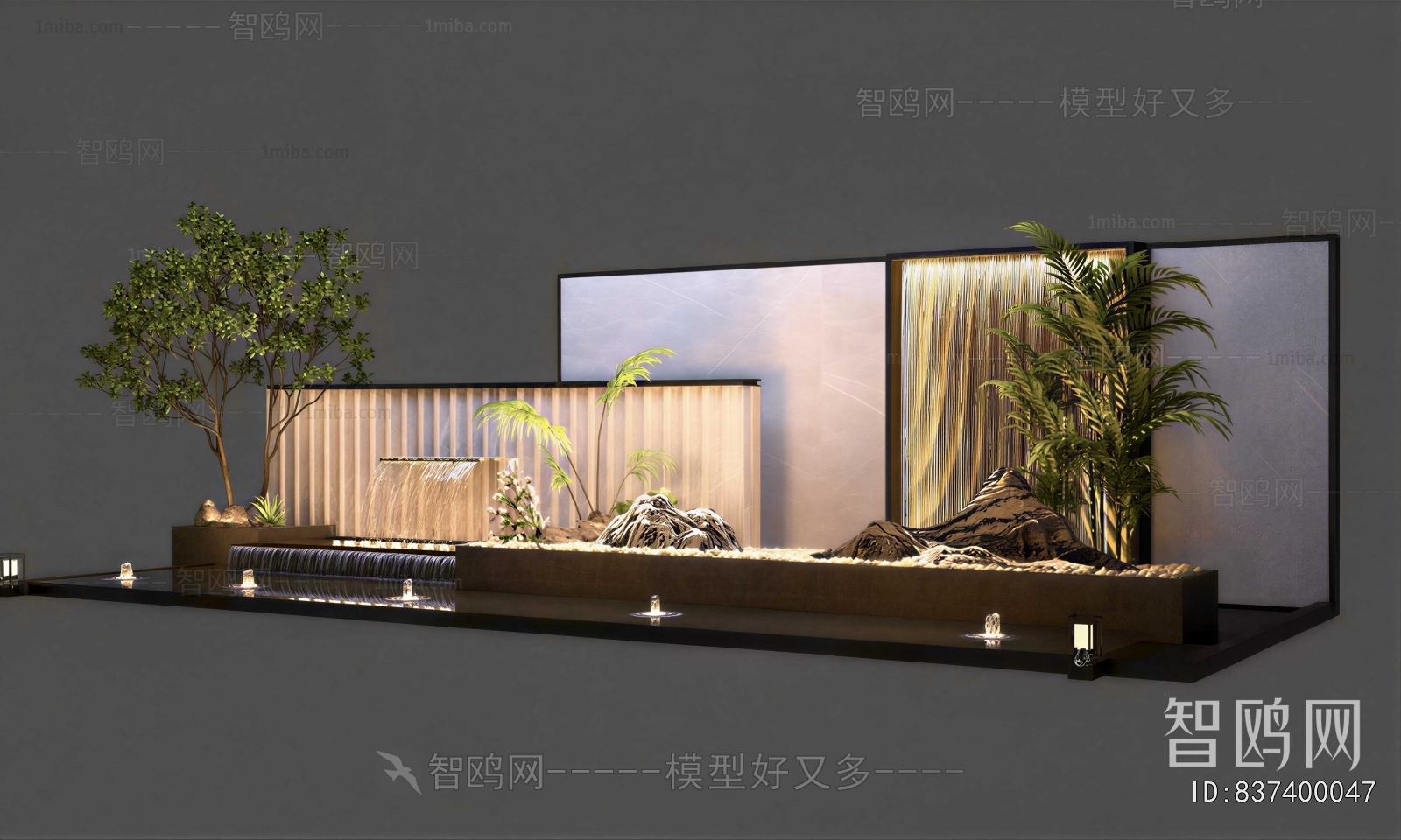 New Chinese Style Landscape Wall