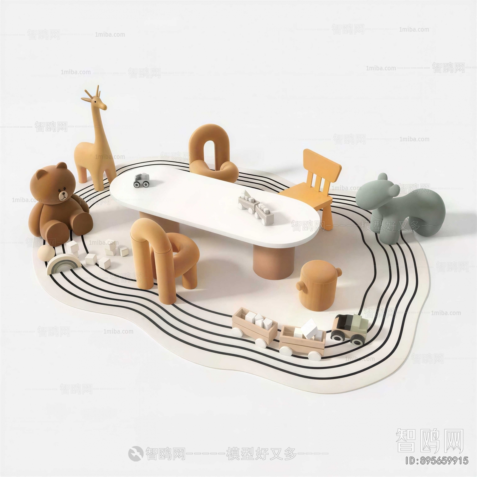 Modern Children's Table/chair