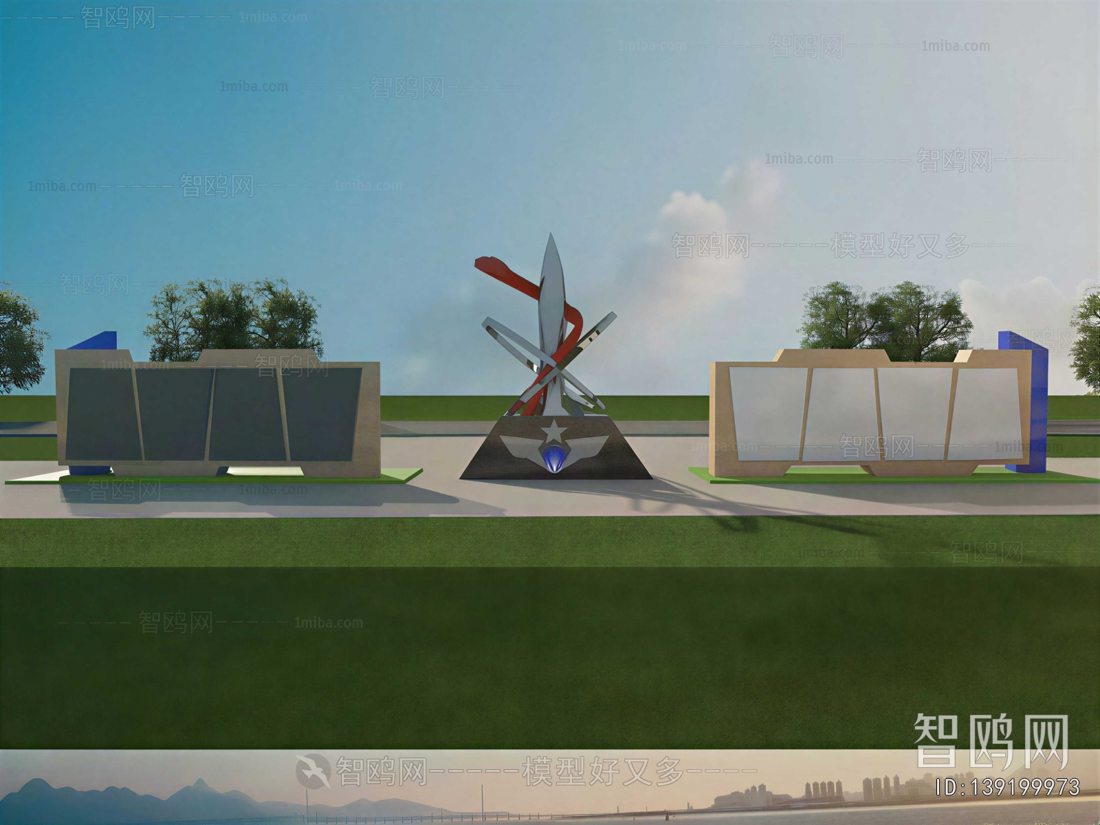 Modern Sculpture Sketch