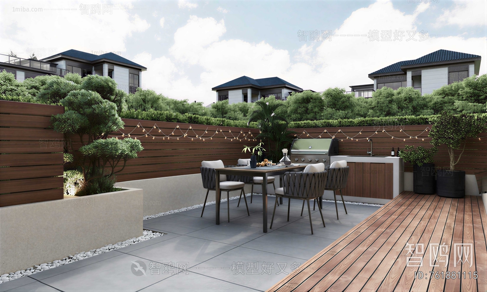 Modern Courtyard/landscape