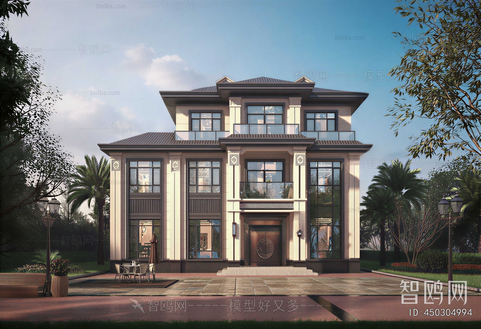 New Chinese Style Detached Villa