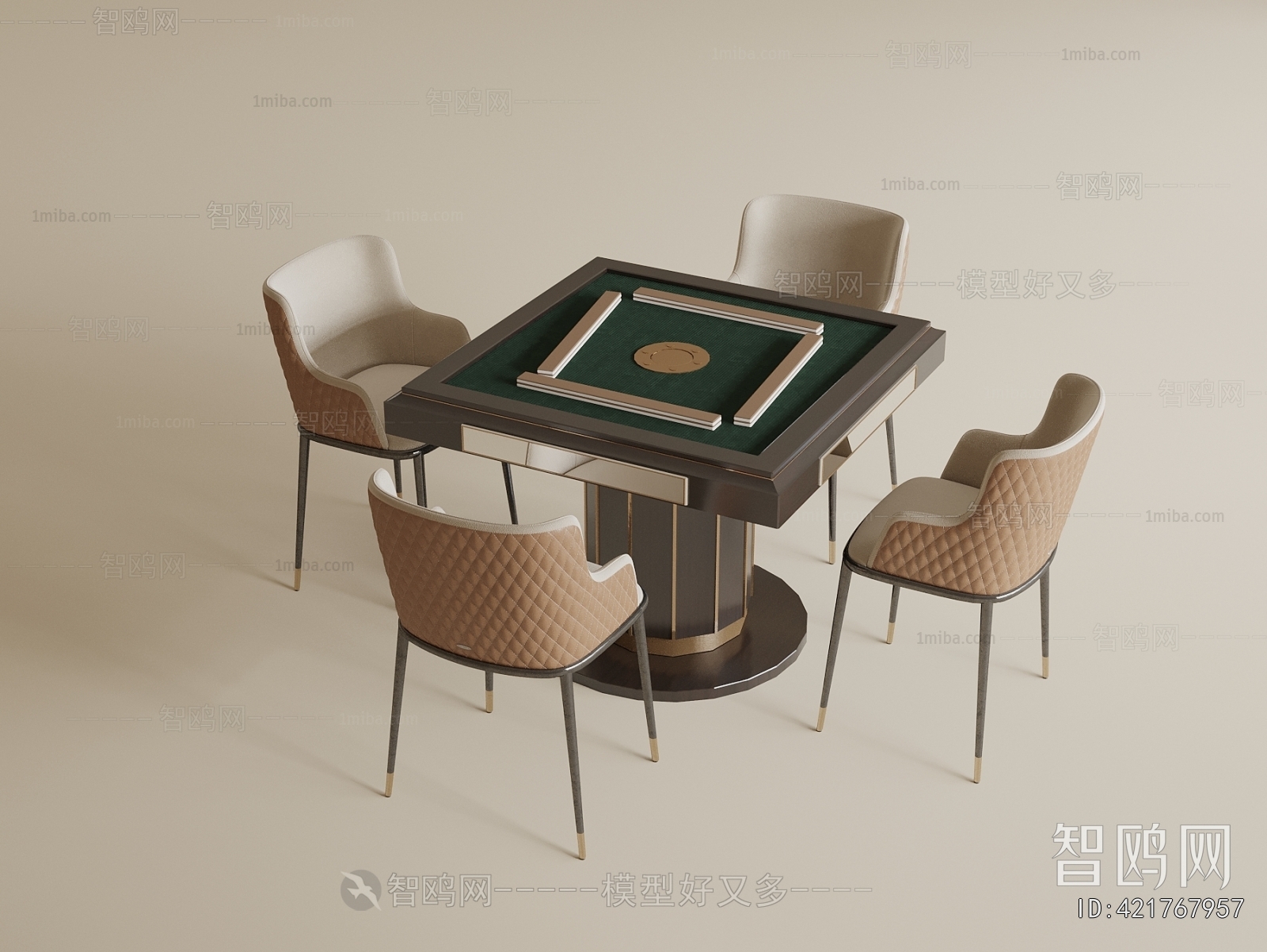 Modern Mahjong Tables And Chairs