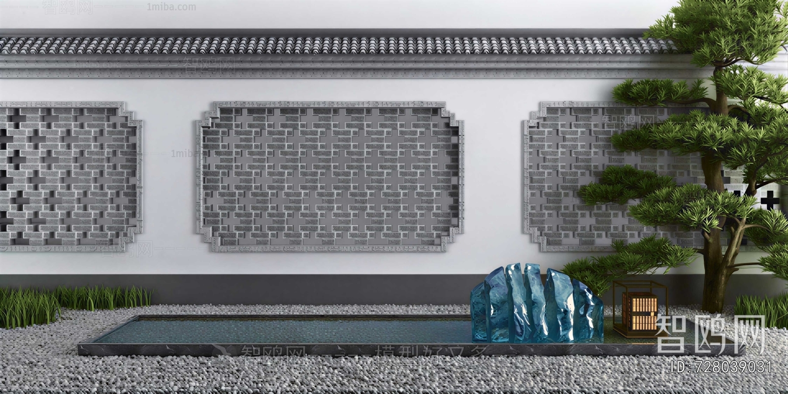 Modern Landscape Wall