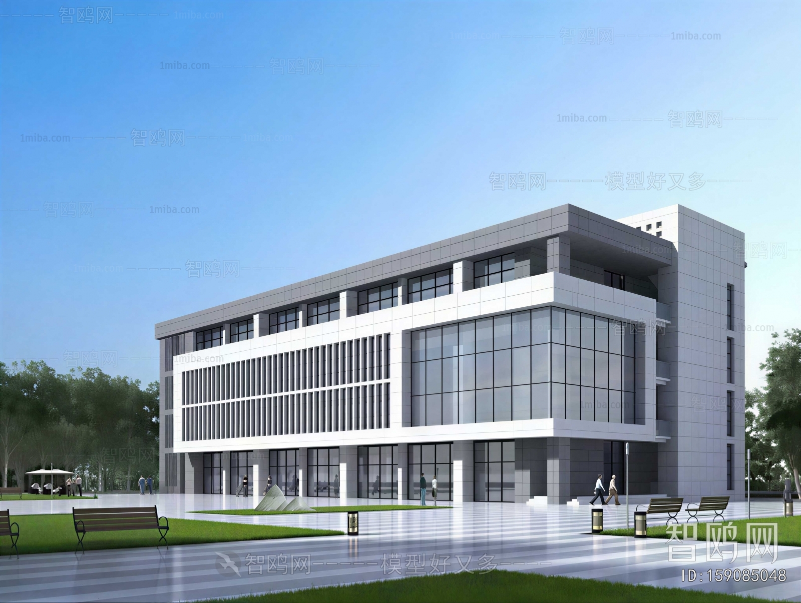 Modern Appearance Of Commercial Building
