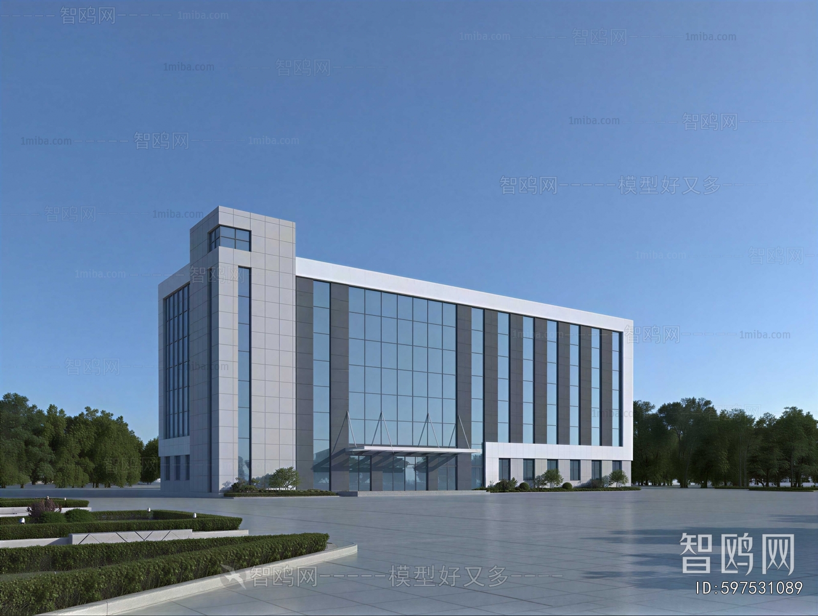 Modern Appearance Of Commercial Building