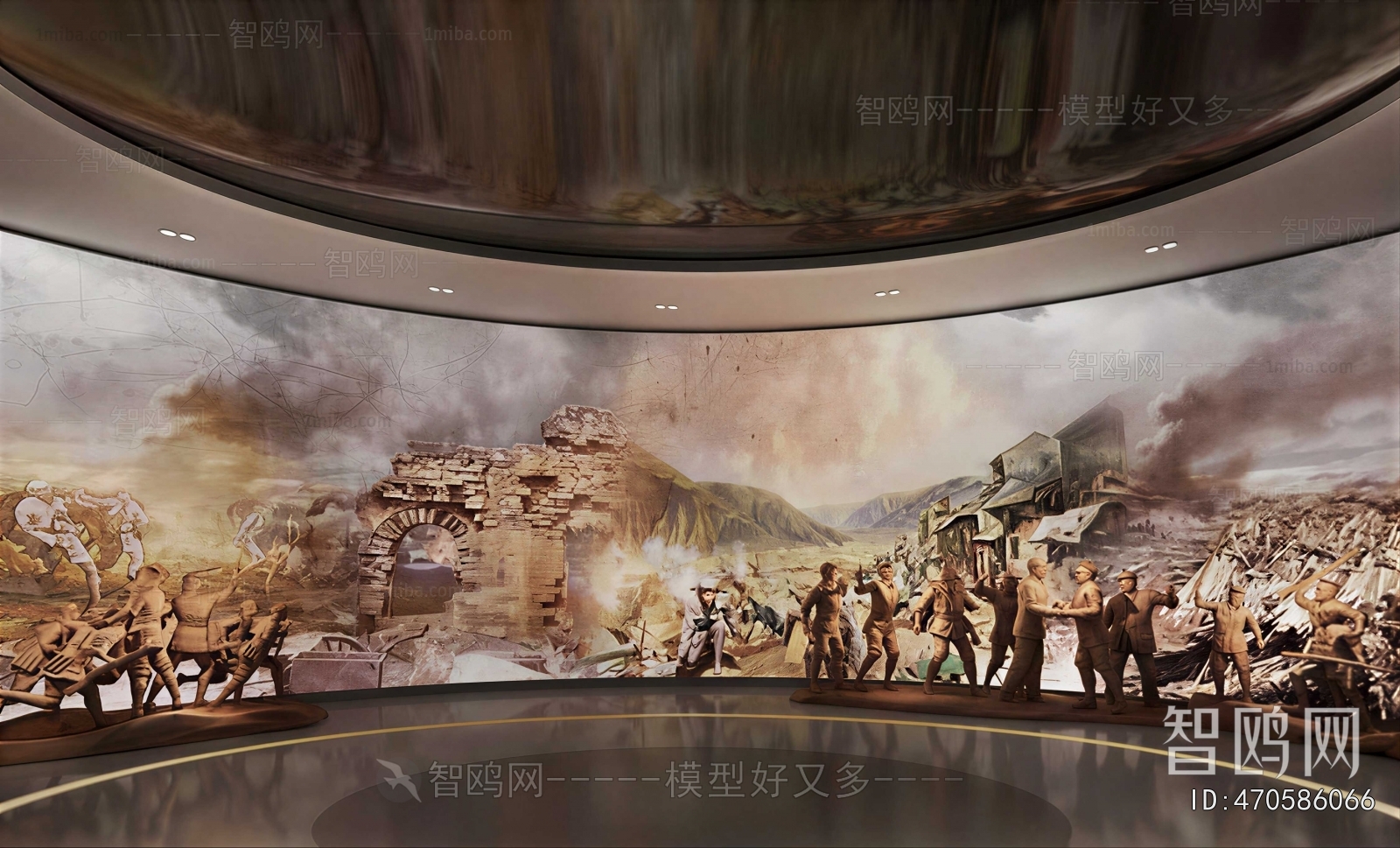 New Chinese Style Exhibition Hall