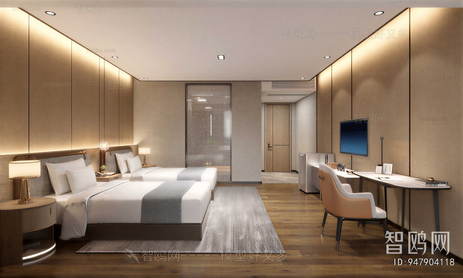 Modern Guest Room