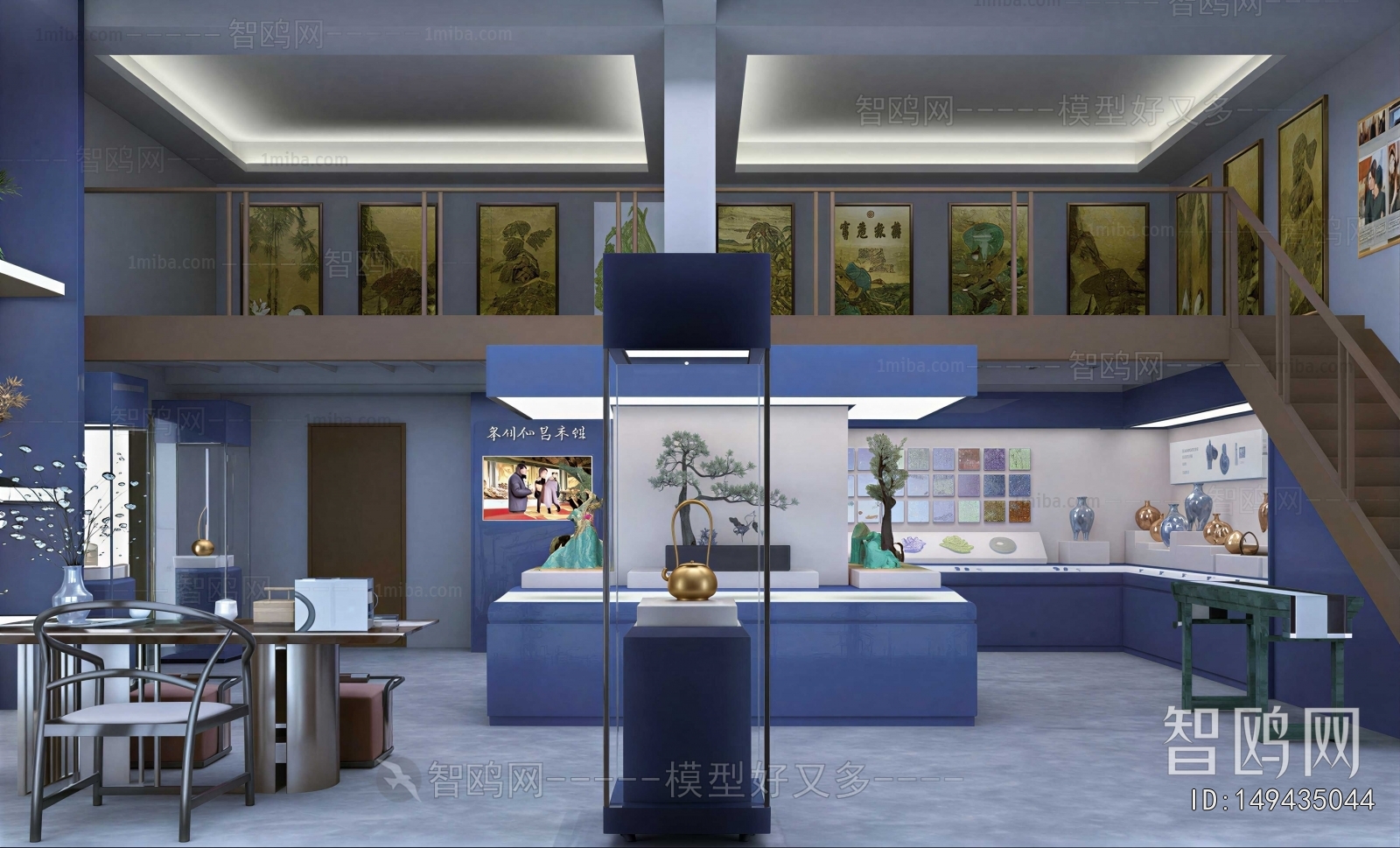 New Chinese Style Exhibition Hall