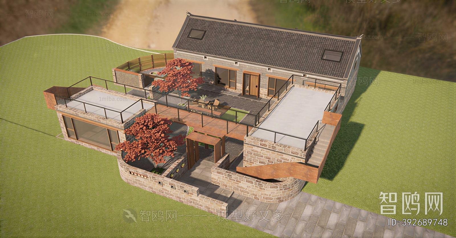 European Style Building Appearance