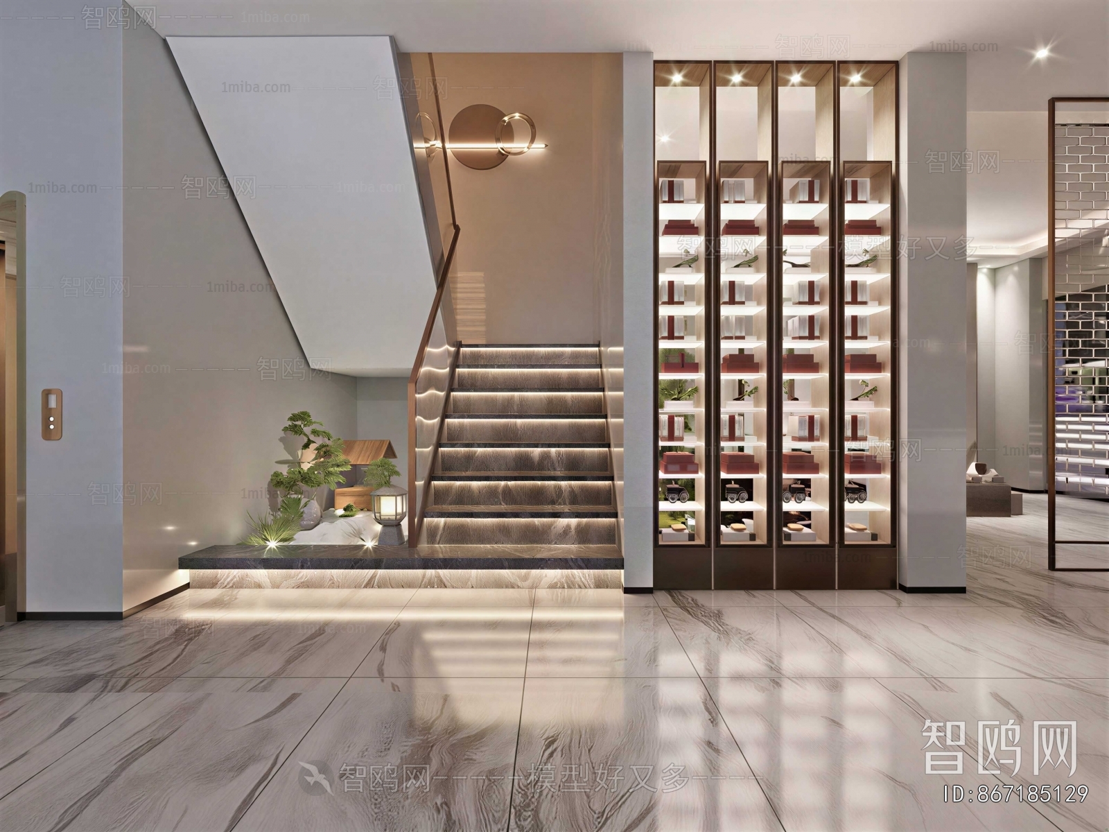 Modern Office Reception Desk