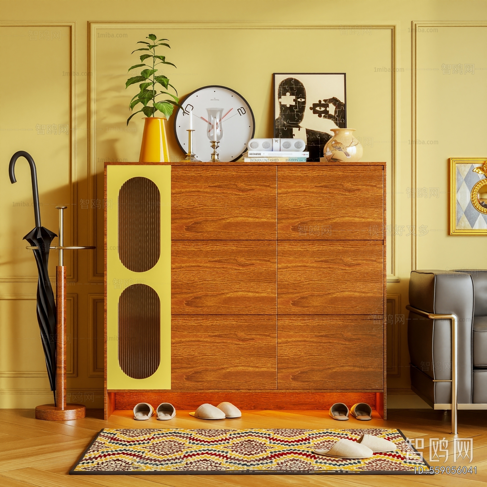 Modern Shoe Cabinet