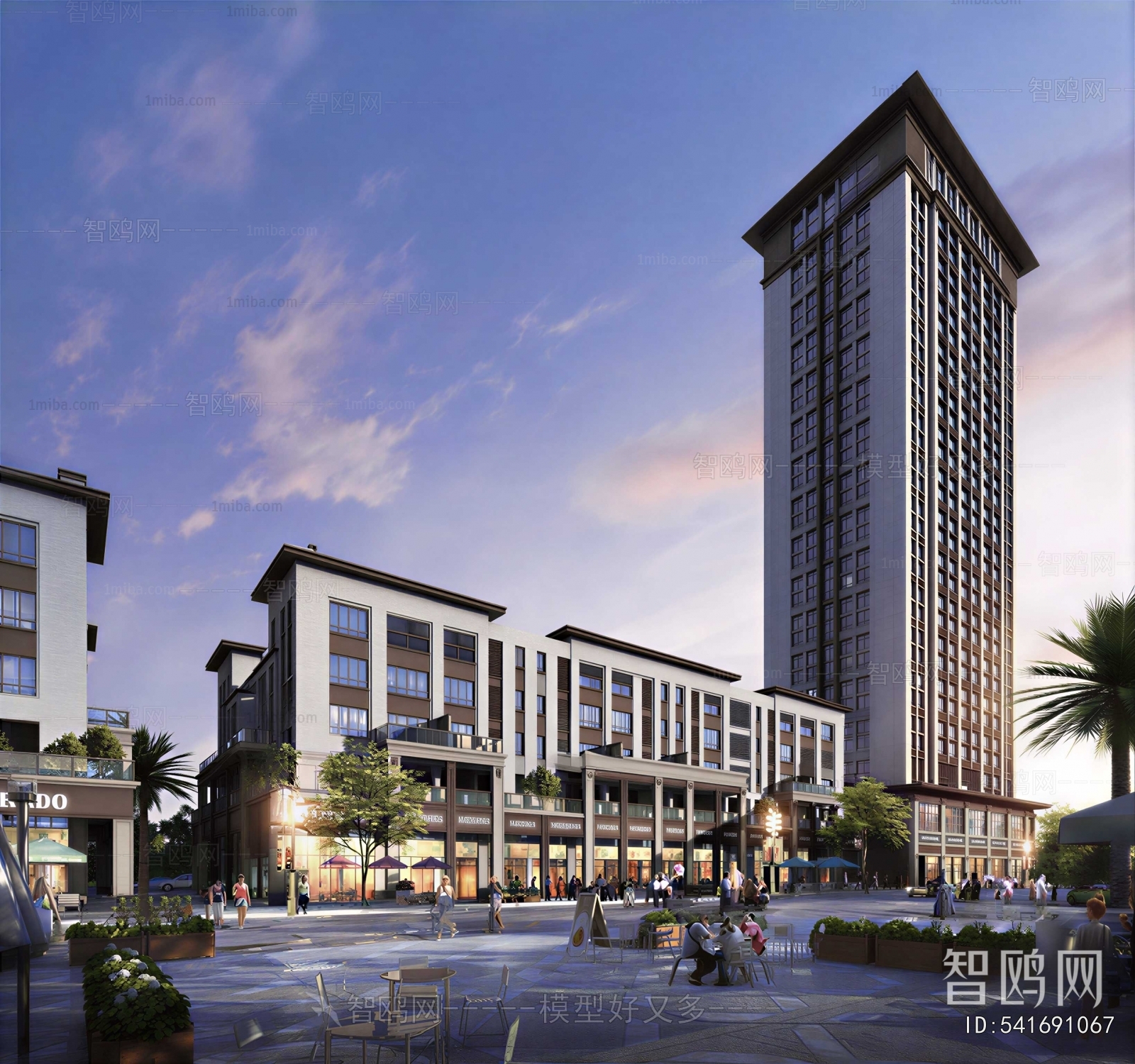 Modern Appearance Of Commercial Building