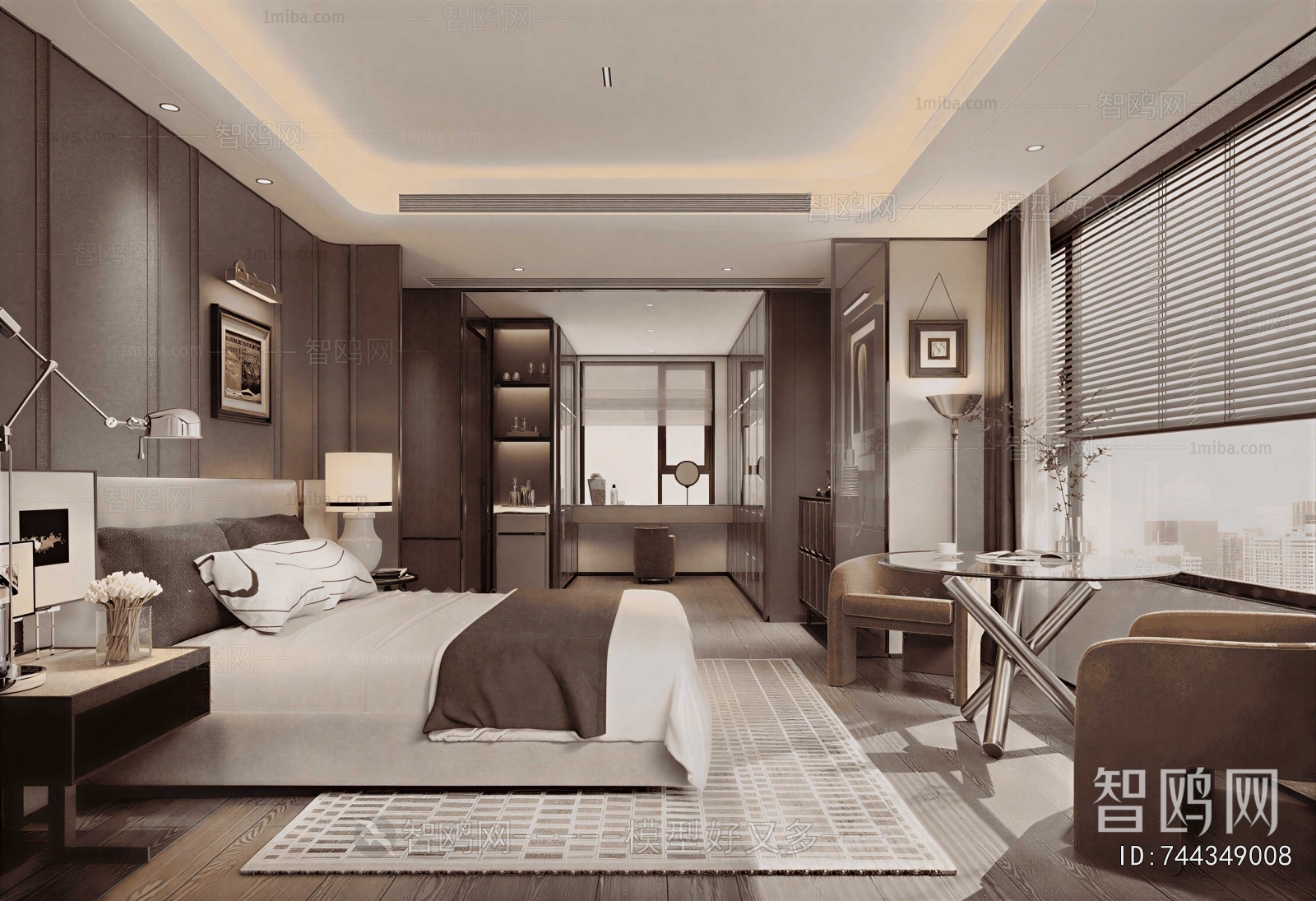 New Chinese Style Bedroom