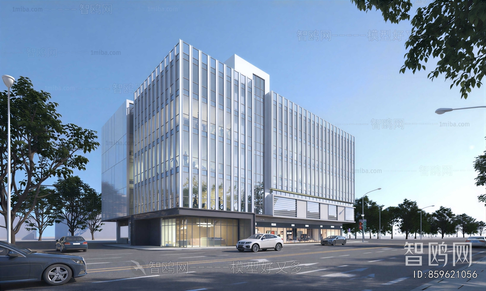 Modern Appearance Of Commercial Building