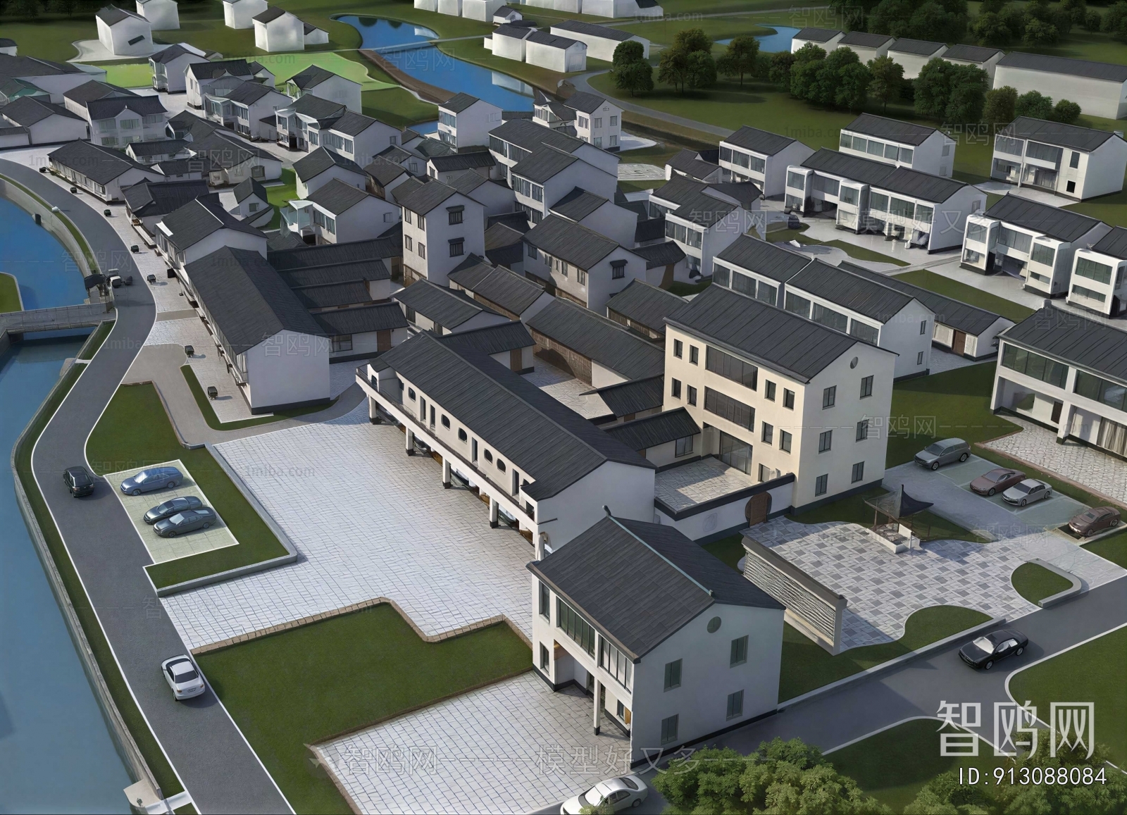 Chinese Style Residential Building