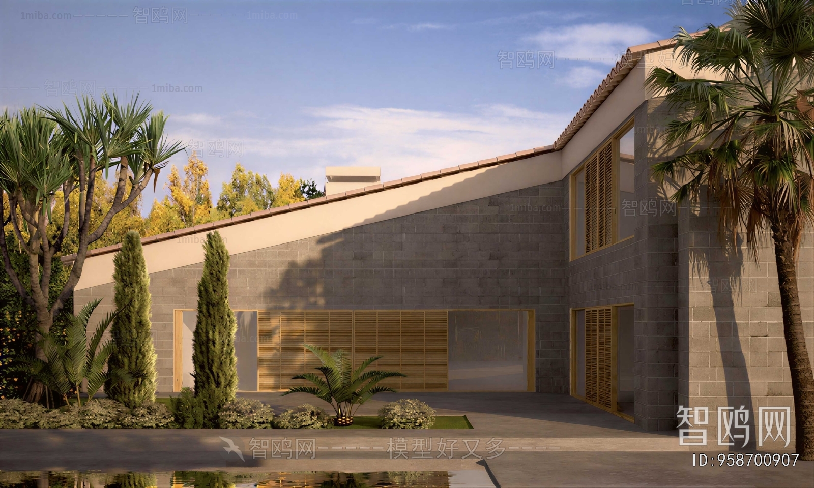 New Chinese Style Courtyard/landscape