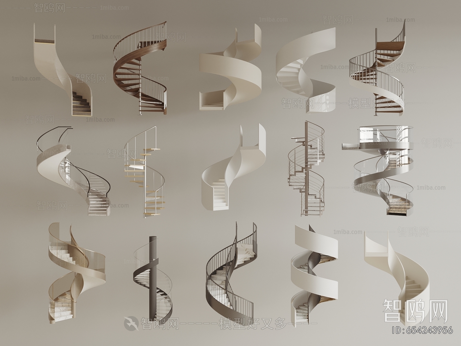 Modern Rotating Staircase