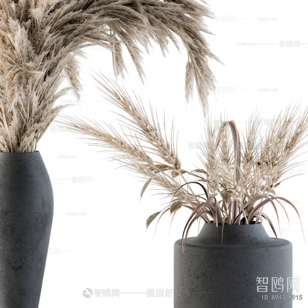 Modern Ground Green Plant Potted Plants
