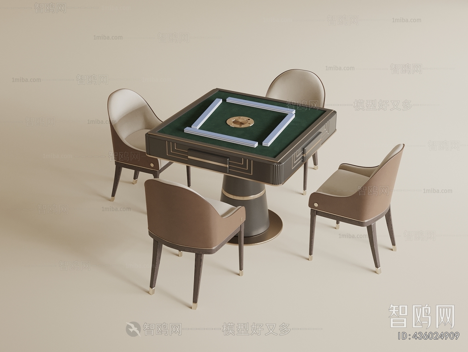 Modern Mahjong Tables And Chairs