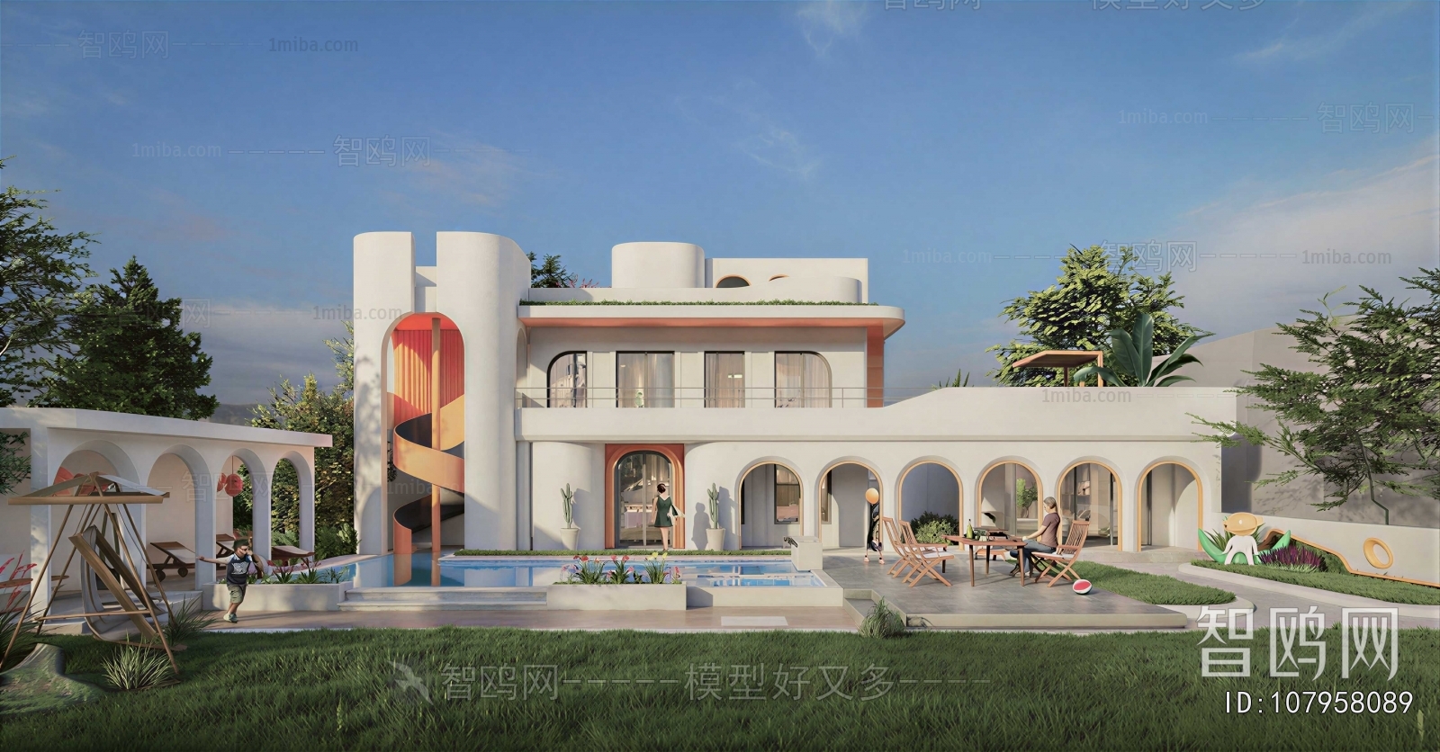 European Style Villa Appearance