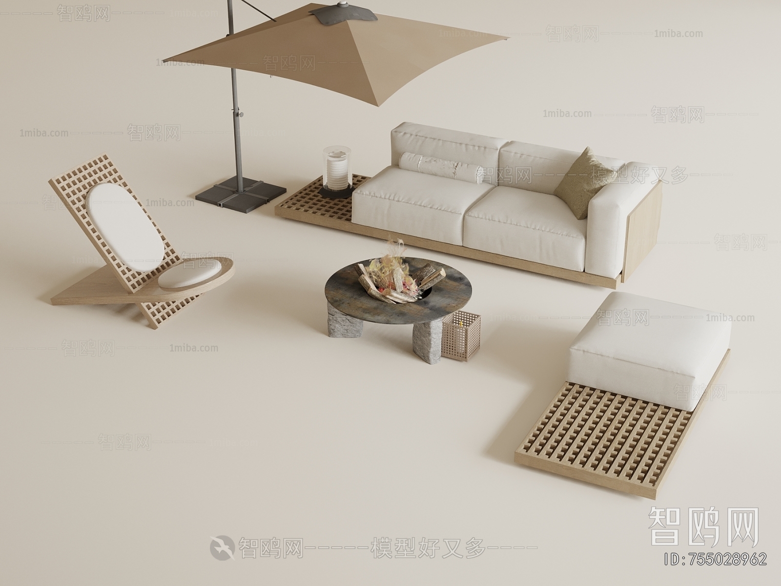 Modern Outdoor Sofa