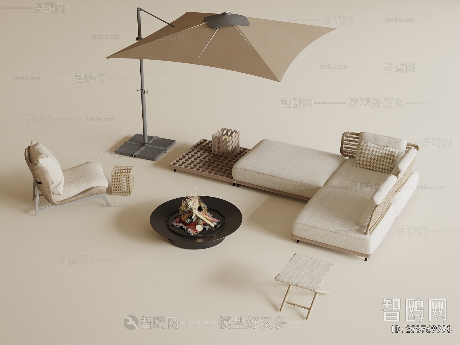 Modern Outdoor Sofa