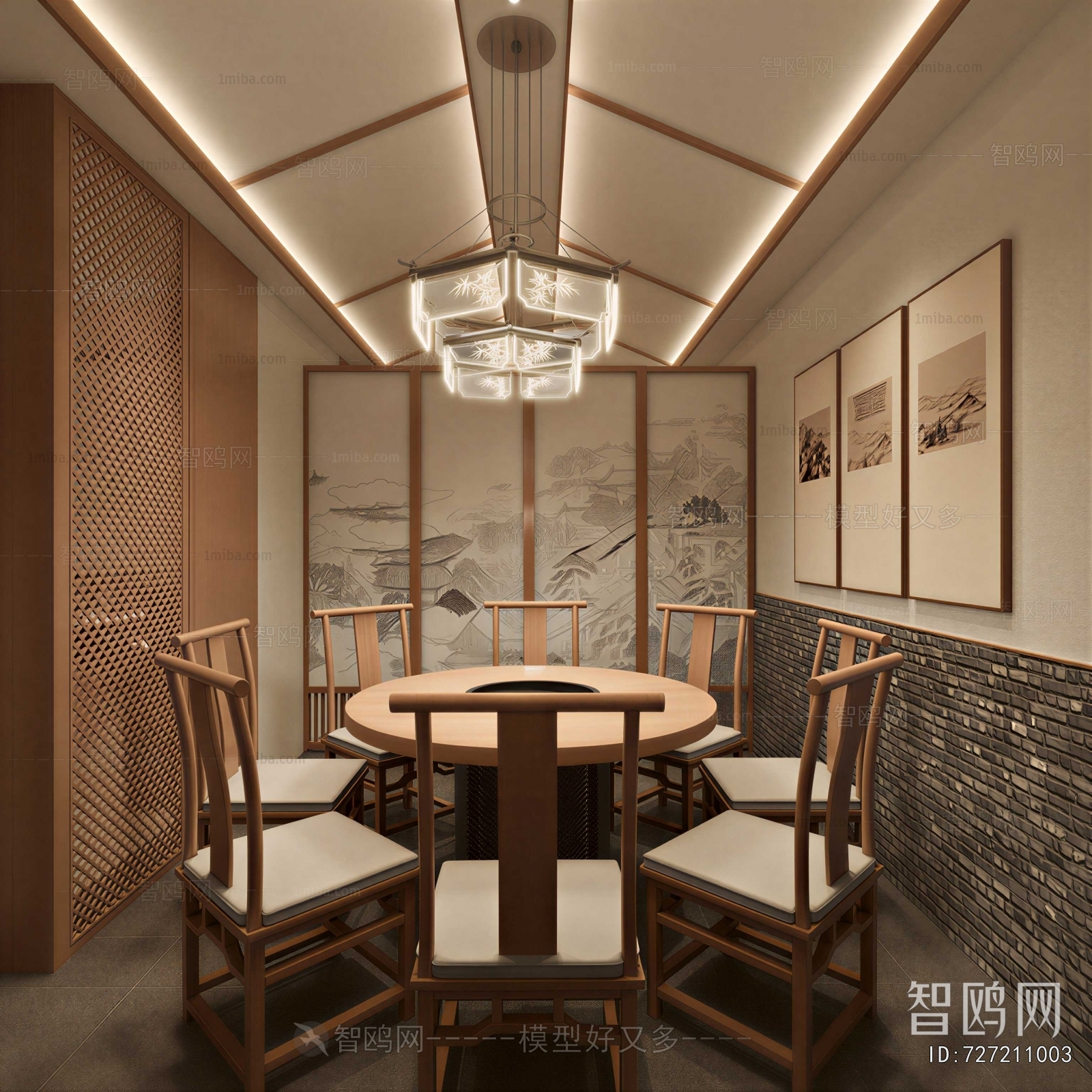 New Chinese Style Dining Table And Chairs