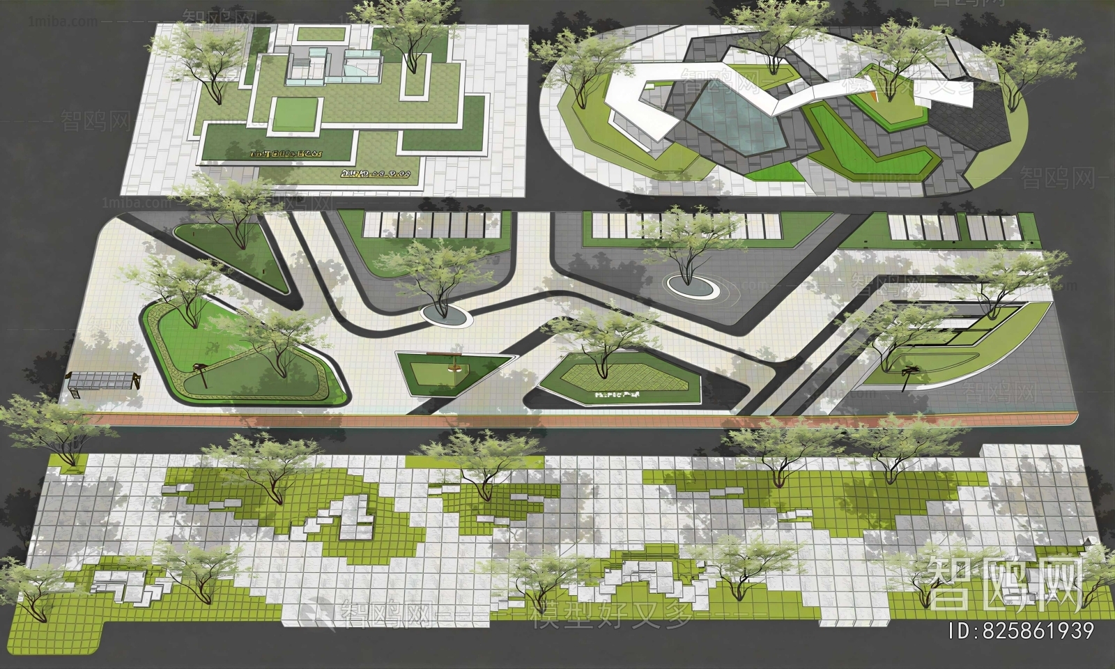 Modern Courtyard/landscape