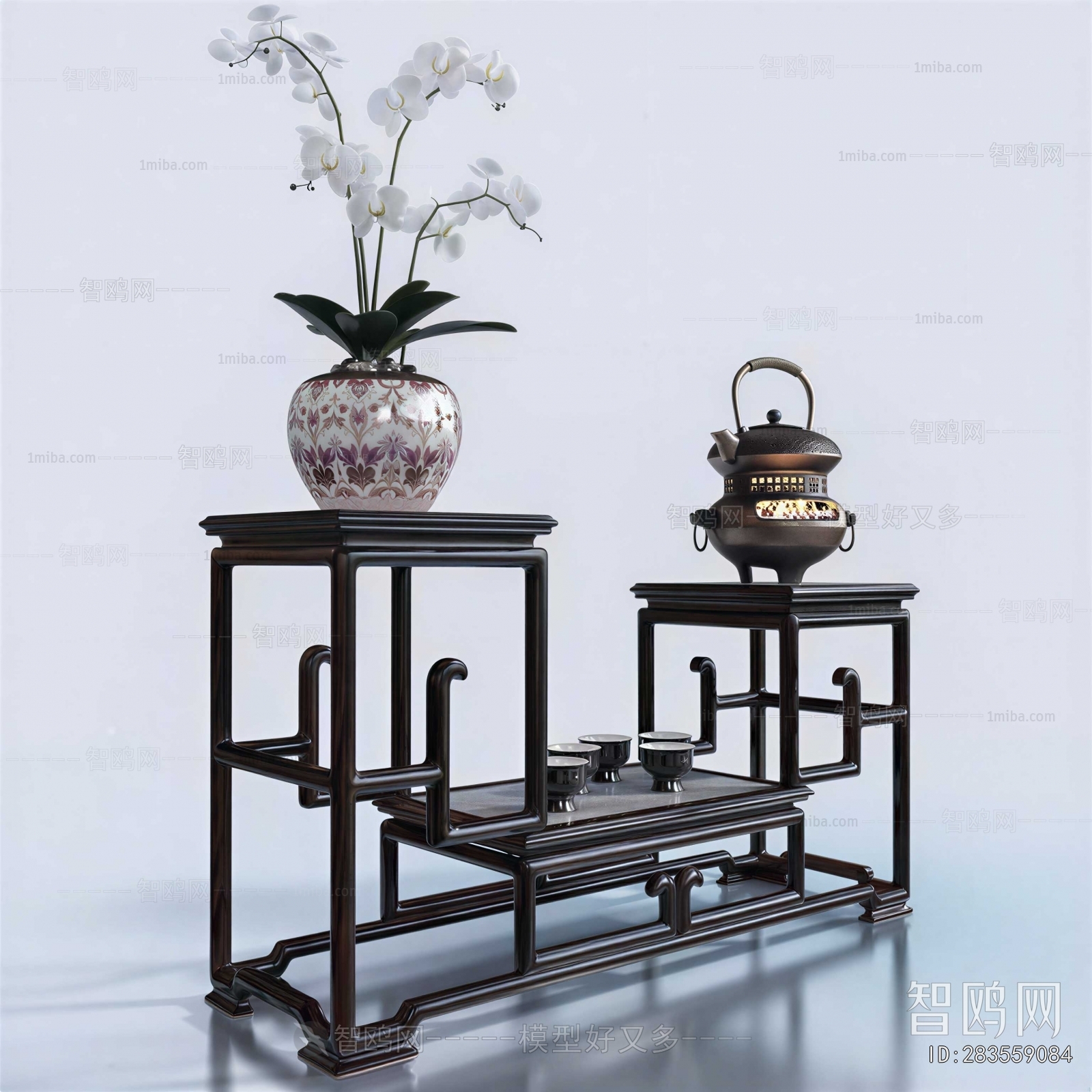 New Chinese Style Flower Rack
