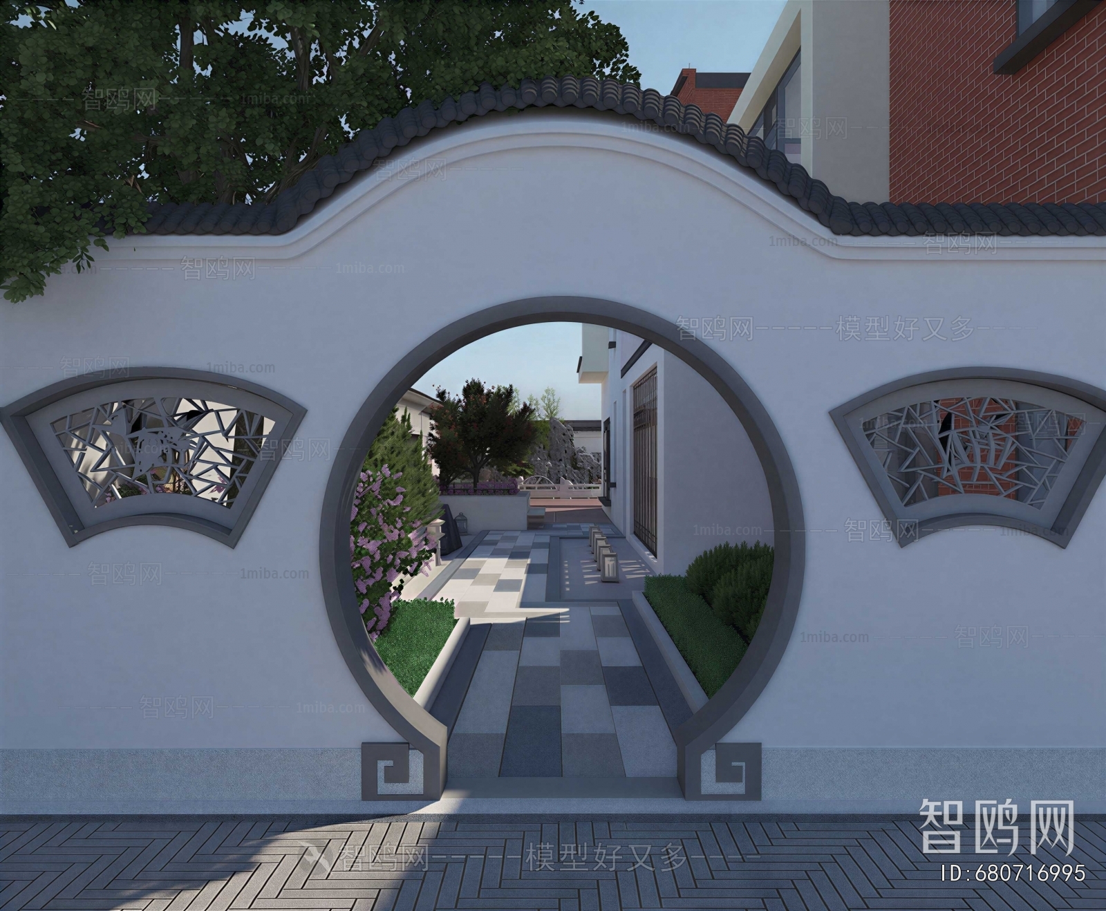 New Chinese Style Landscape Wall