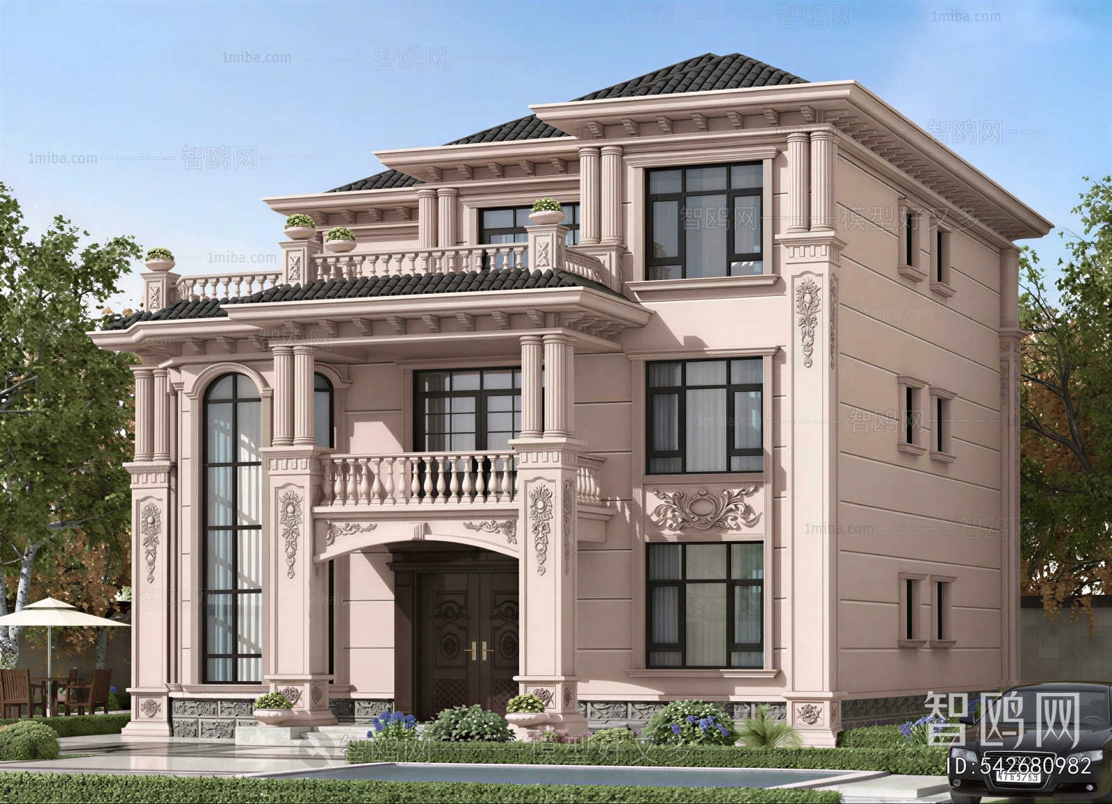 Simple European Style Detached Villa