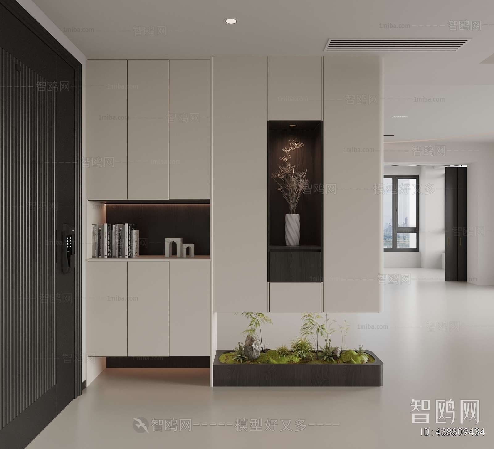 Modern Entrance Cabinet