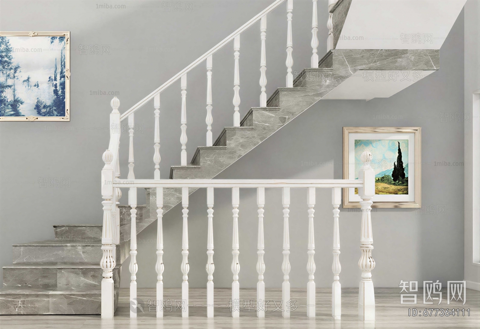Modern Stair Balustrade/elevator