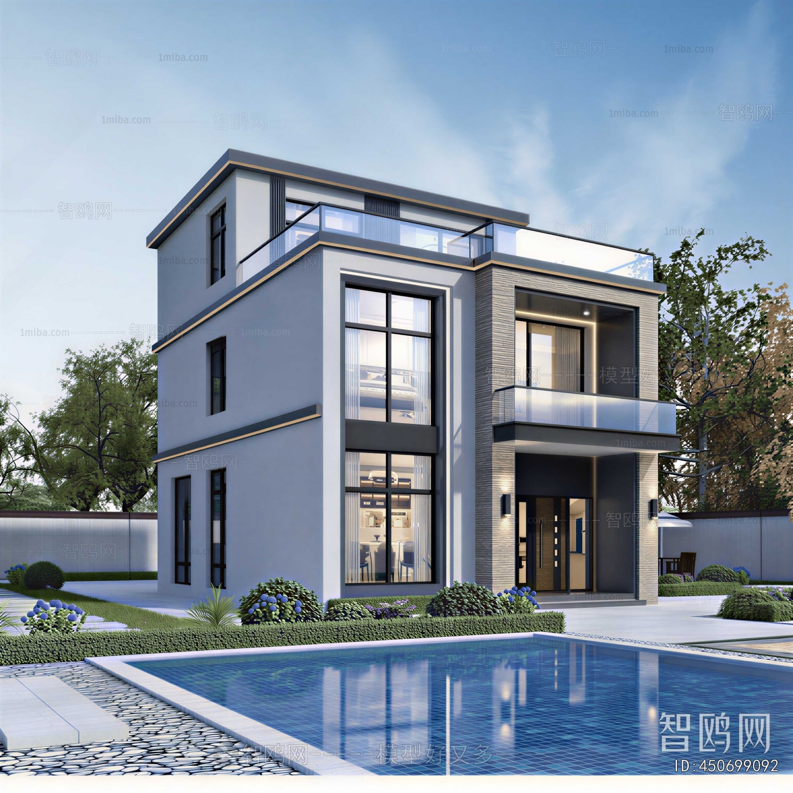New Chinese Style Detached Villa