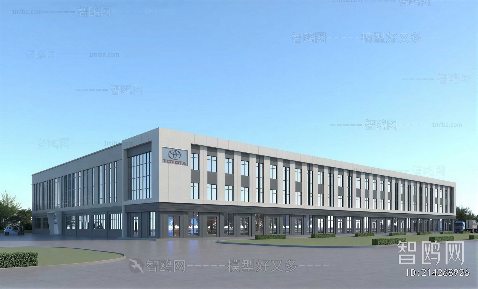 Modern Appearance Of Commercial Building