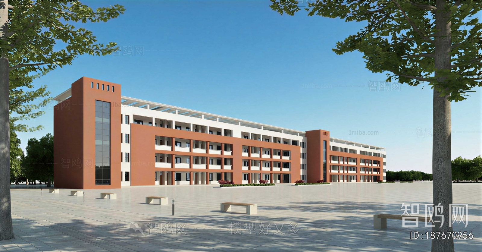 Modern Appearance Of Commercial Building