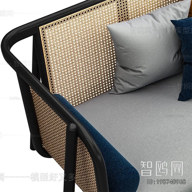 New Chinese Style A Sofa For Two