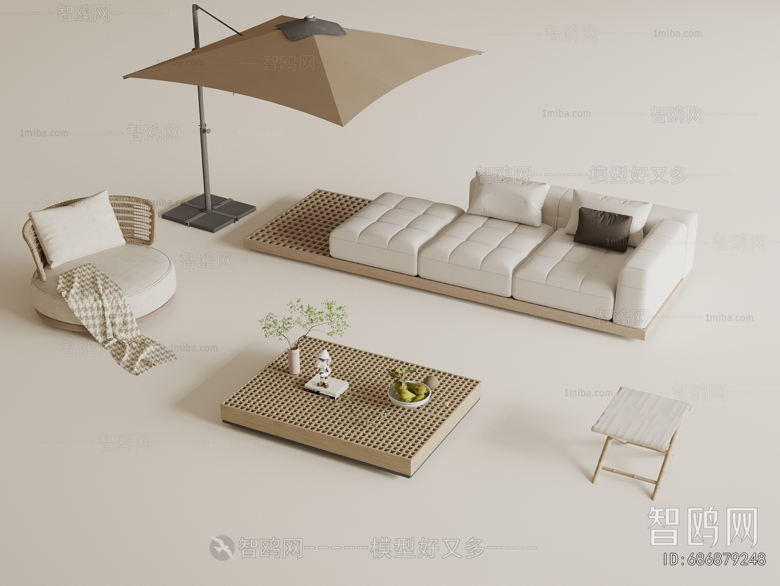 Modern Outdoor Sofa