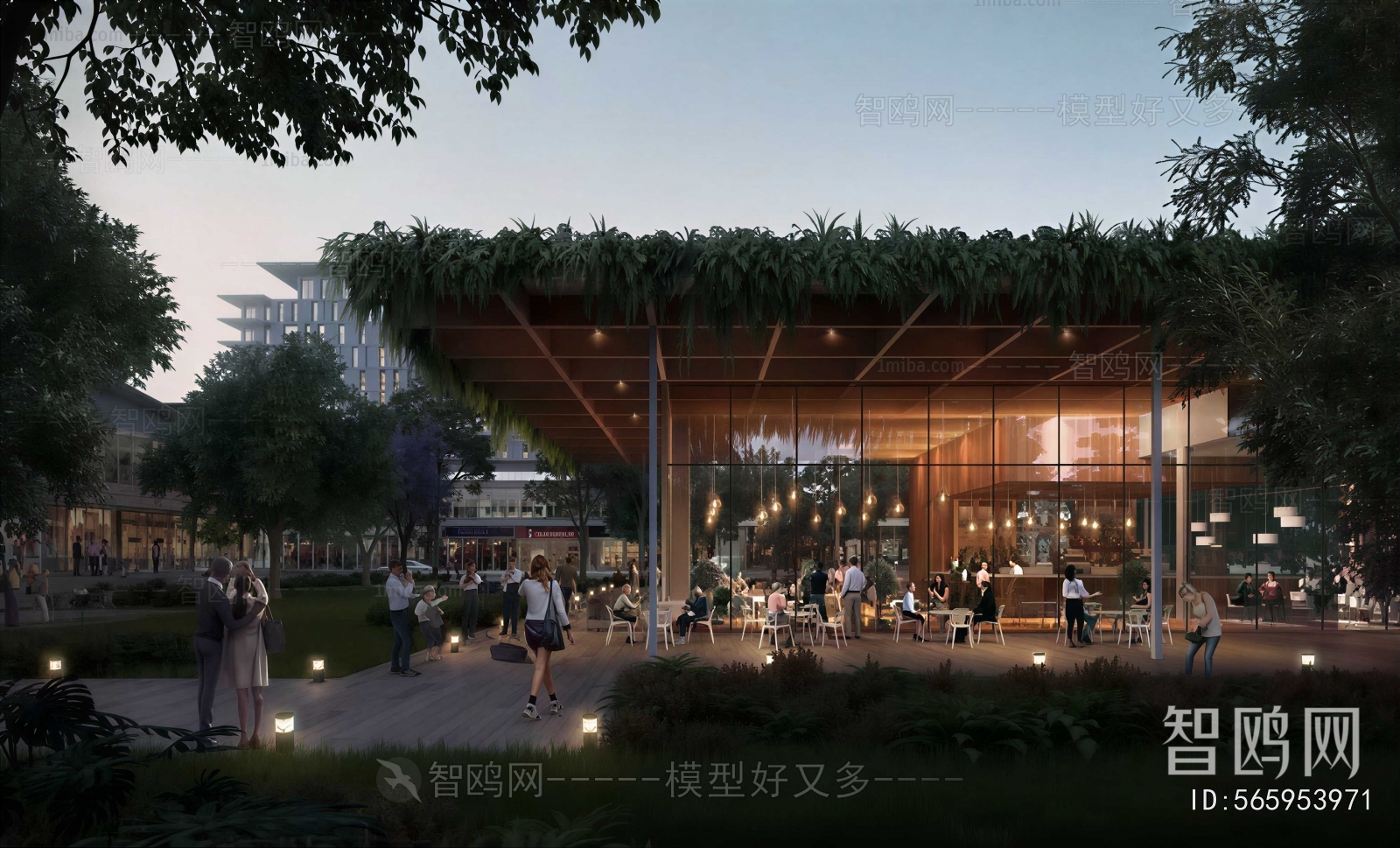 Modern Appearance Of Commercial Building